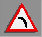CURVA PERICOLOSA A SINISTRA