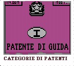 CATEGORIE DI PATENTI