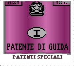 PATENTI&nbsp;SPECIALI